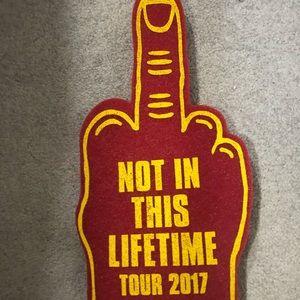 Guns N Roses foam finger tour merch 2017